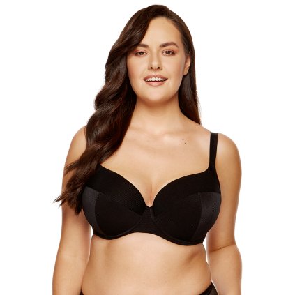 Podprsenka Gorteks Andrea/B4 (Velikost 70E, Barva Černá)