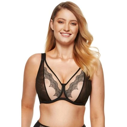 Podprsenka Gorteks Heidi/B2 (Velikost 85D, Barva Černá)
