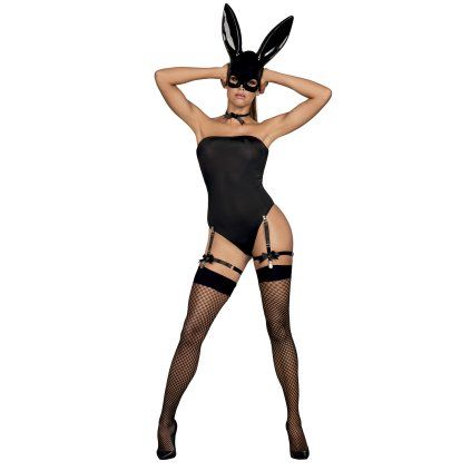 Kostým Obsessive Bunny costume (Velikost S/M, Barva Černá)