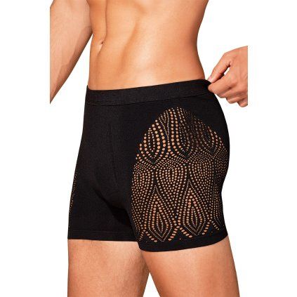 Boxerky Obsessive M103 boxer (Velikost S/L, Barva Černá)