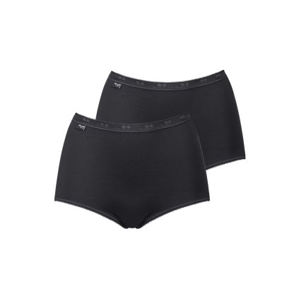 Nohavičky Sloggi 10043769 Basic+ Maxi 2P (Veľkosť 44, Farba Čierna)