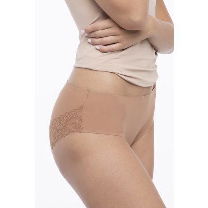 61588 6 kalhotky julimex lingerie cheekie panty velikost xl barva hneda