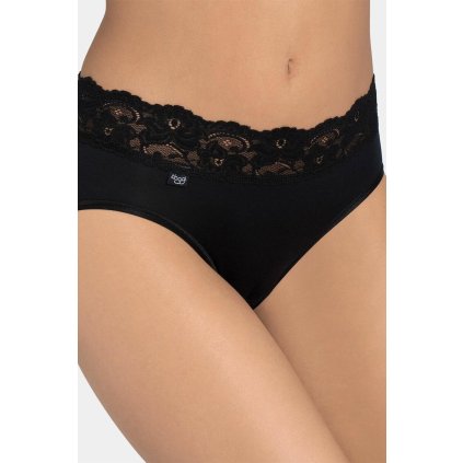 66478 5 kalhotky sloggi 10031896 romance midi velikost 36 barva cerna