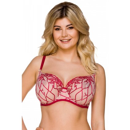 222056 podprsenka lupoline 2201 velikost 65g barva cervena