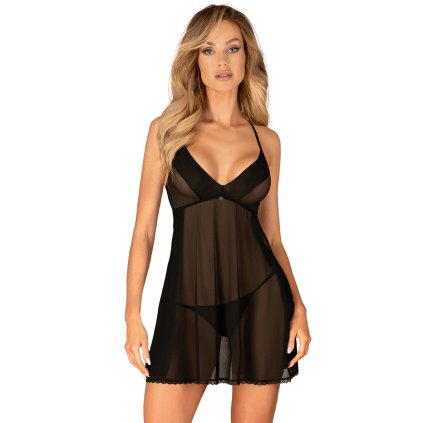 178715 kosilka obsessive latinesa babydoll velikost xs s barva cerna