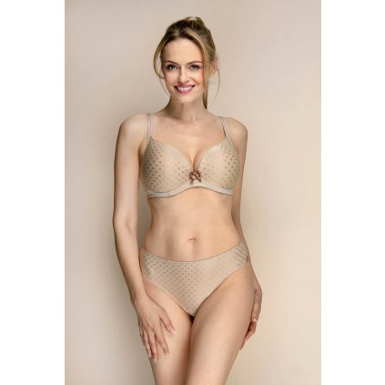 Vystužená bezšvová podprsenka Push-UpBra Gingerbread Timo 046835