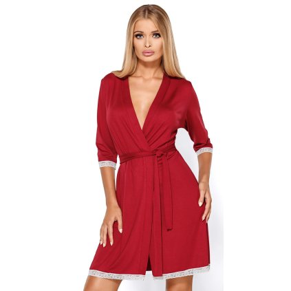 Dámsky župan Hamana Virginia gown bordo