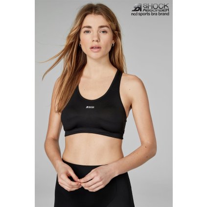 Športová podprsenka SHOCK ABSORBER ACTIVE CROP TOP Black