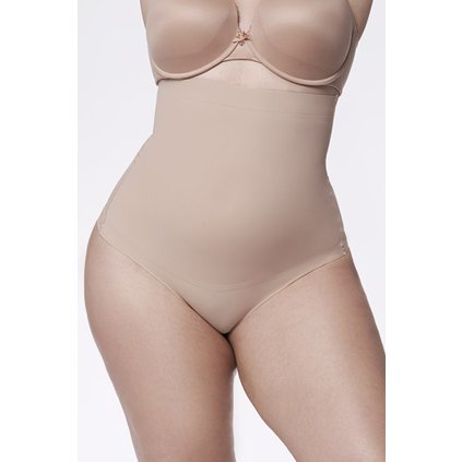 102388 1 tanga julimex shapewear 275 stringi wysoka talia velikost s barva bezova