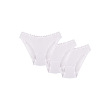 156008 2 kalhotky wol bar soft cute 3 pcs velikost m barva bila