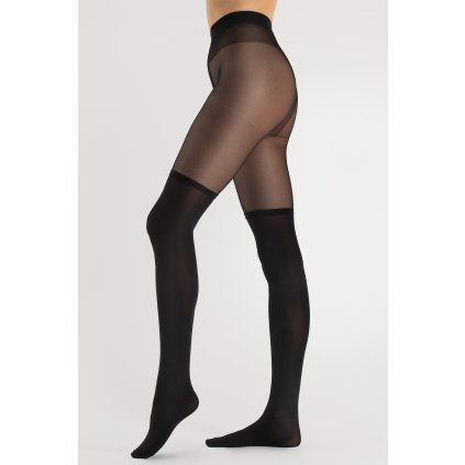 61354 2 silonkove puncochace fiore miguela 40 den velikost 4 l barva cerna