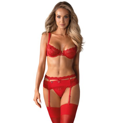 222203 5 komplet obsessive heartina set velikost l xl barva cerna