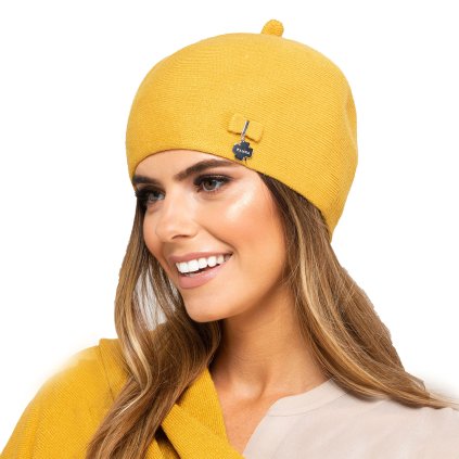 62455 baret kamea murcja velikost uni barva zluta