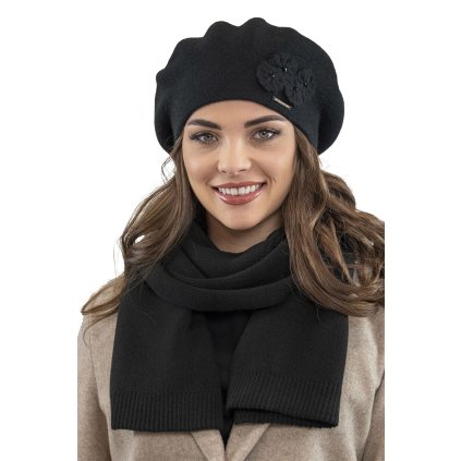 62887 damsky baret vivisence 7006 velikost uni barva modra tmave