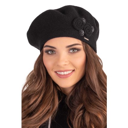 63556 13 damsky baret vivisence 7037 velikost uni barva seda