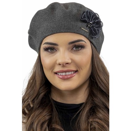 63553 36 baret vivisence 7036 velikost uni barva seda