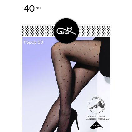 66508 silonkove puncochace gatta poppy 03 velikost s barva cerna
