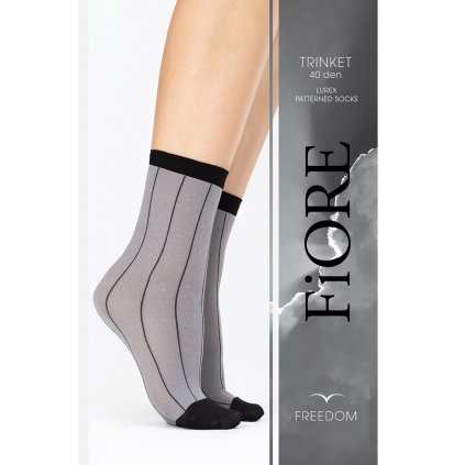 66718 3 silonkove ponozky fiore trinket 40 den g1133 velikost uni barva seda