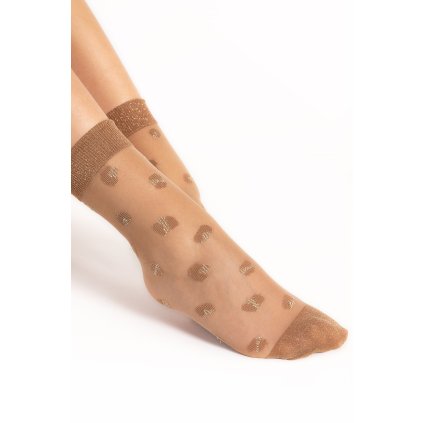 201824 silonkove ponozky fiore pop in 15 den g1147 velikost uni barva bezova