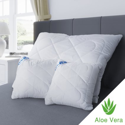 Vankúš ALOE VERA 40x40cm so zipsom 300g