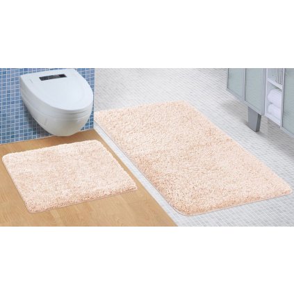 Kúpeľňová a WC predložka Micro béžová