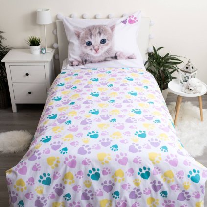 72673 1 povleceni fototisk kitten colour