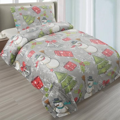 Obliečky mikroflanel Navidad