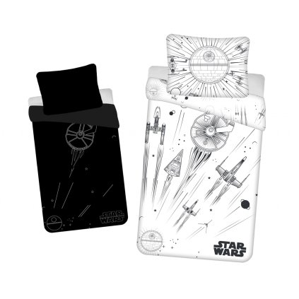 Obliečky Star Wars Death Star svietiaci efekt