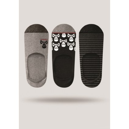 Pánske ponožky John Frank JF3NS17S21 3PACK