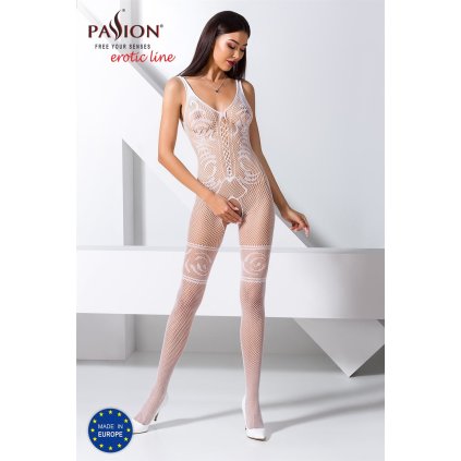 Passion BS069 white - Bodystocking