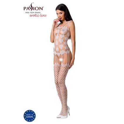 Passion BS067 white - Bodystocking