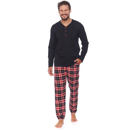 Pánske pyžamo Doctor Nap PMB.4506 black