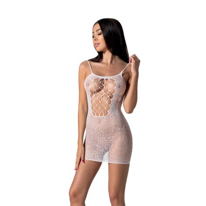 Passion BS096 vhite - Bodystocking