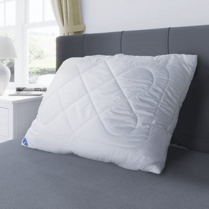 Vankúš guličkový Luxus plus zips 70x90cm 900g biely