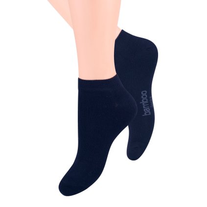 61015 ponozky steven 094 velikost 38 40 barva modra tmave