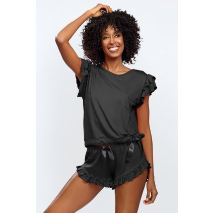 225188 pyzamo dkaren lulu velikost m barva cervena