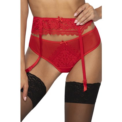 106523 3 podvazkovy pas mat 0198 3 estelle velikost 44 barva cervena