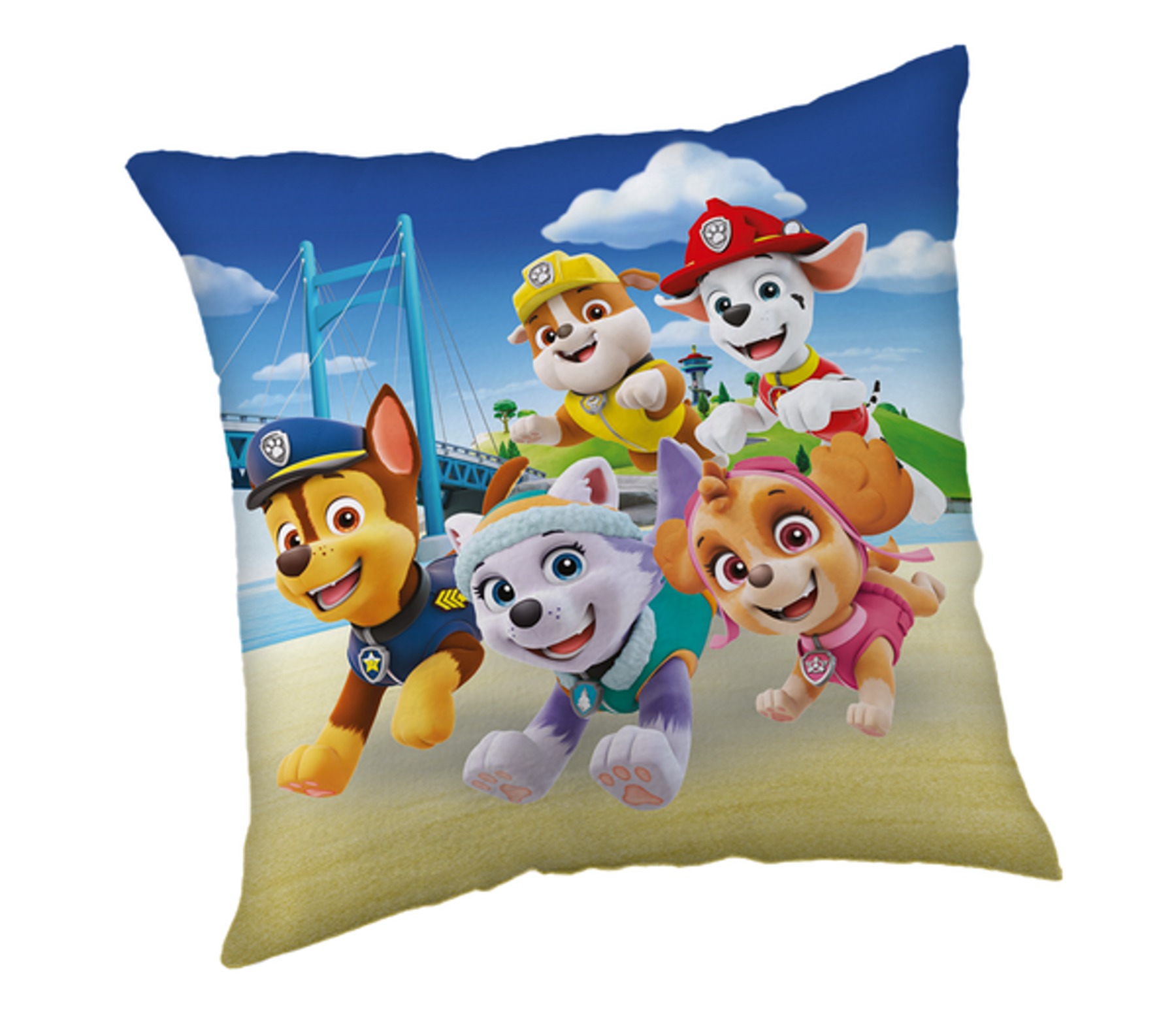 Vankúšik Paw Patrol Bridge Varianta: Vankúš Paw Patrol Bridge 40x40 cm
