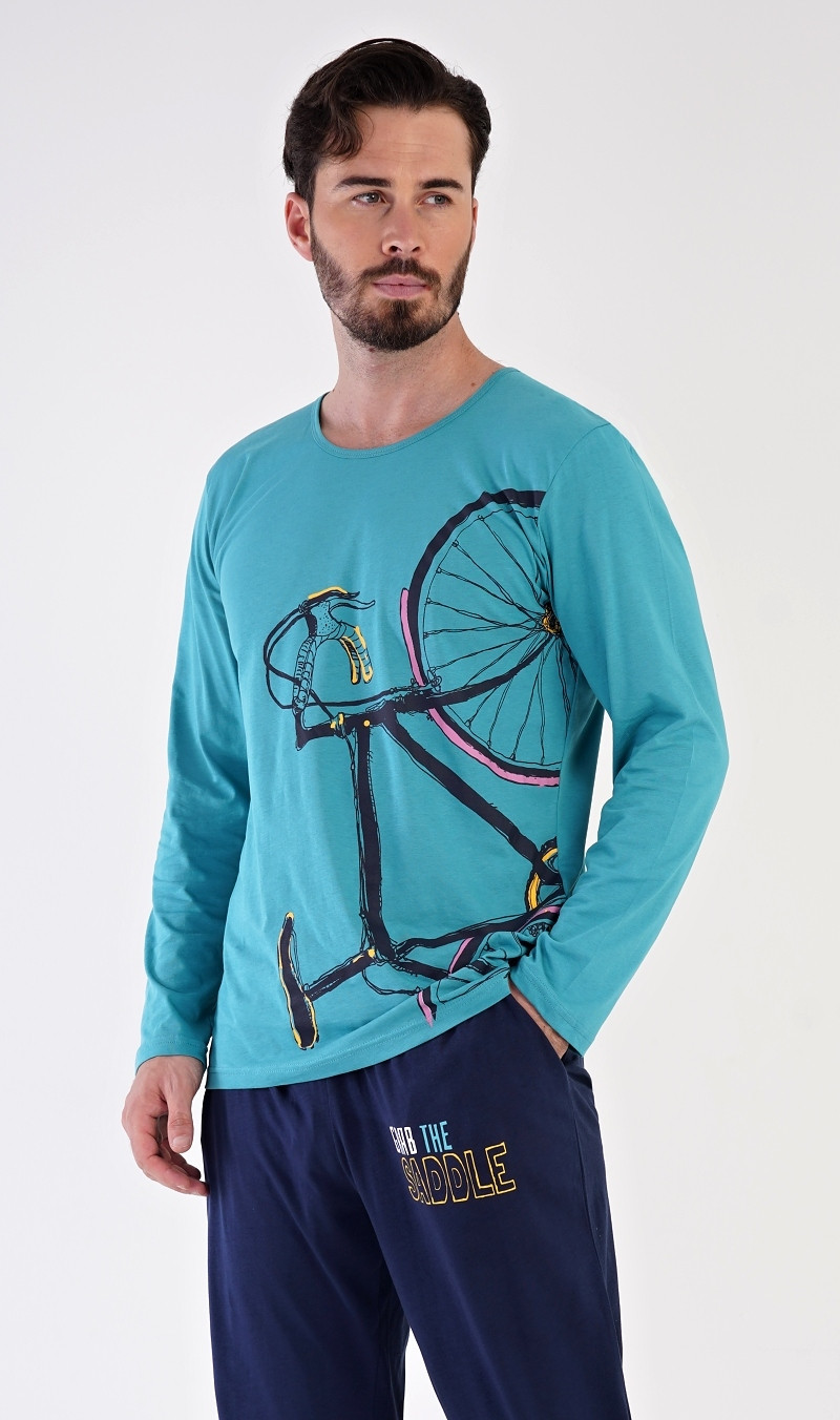 Pánske pyžamo dlhé Dominik Farba: Zelená, Veľkosť: 2XL