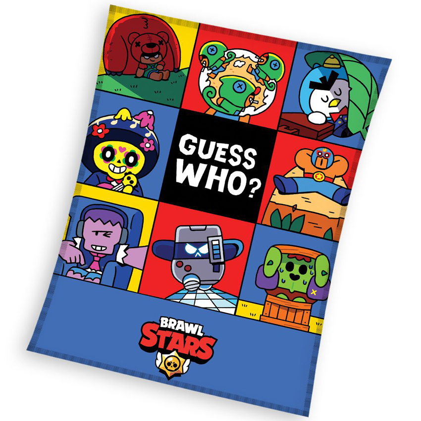 Detská deka Brawl Stars Hádaj Kto 110x140 cm