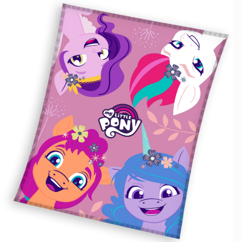 Detská deka My Little Pony Hravé poníky 110x140 cm