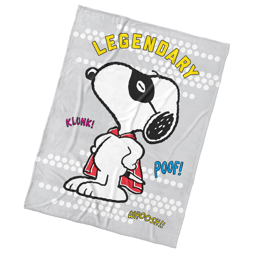 Detská deka Snoopy Legenda Zorro 150x200 cm