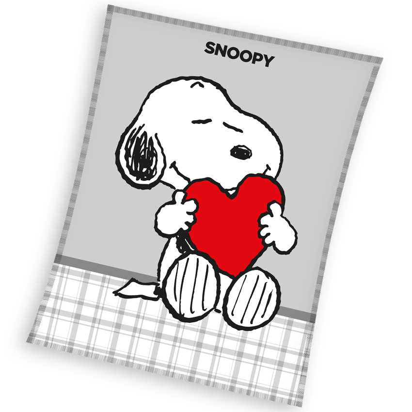 Detská deka Snoopy Love 150x200 cm