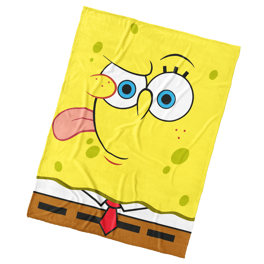 Detská deka Sponge Bob Emoji 150x200 cm