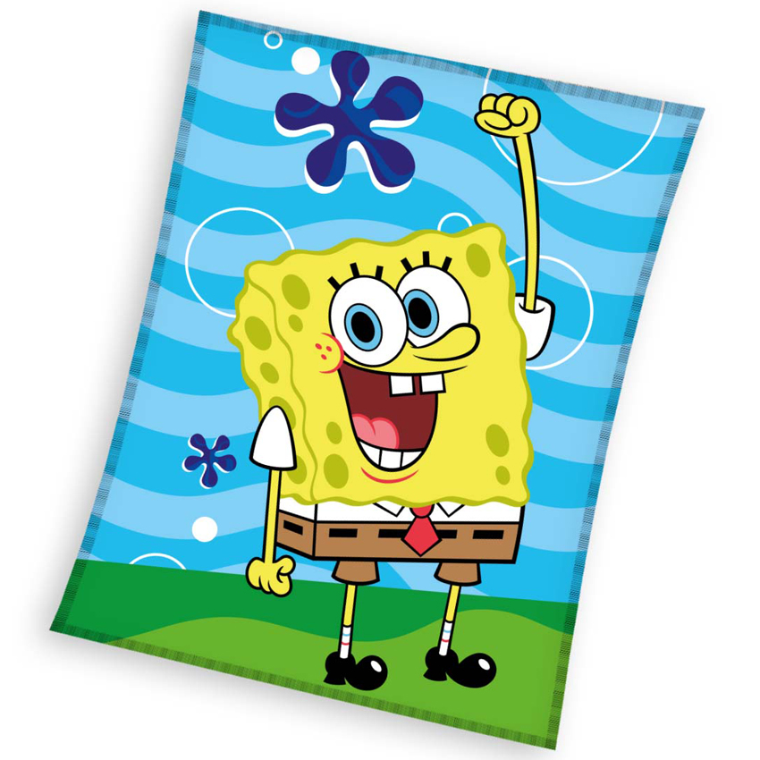 Detská deka Sponge Bob Zábava v Mori 130x170 cm