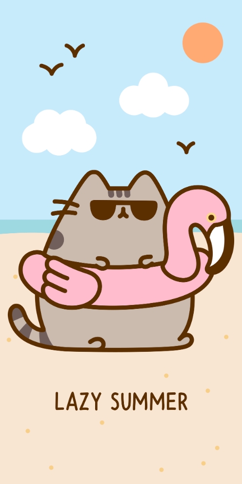 Detská osuška Mačička Pusheen Mňaumózna Dovolenka