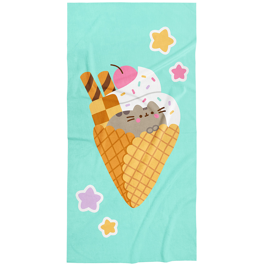 Detská osuška Mačička Pusheen Sladká ako Zmrzlina