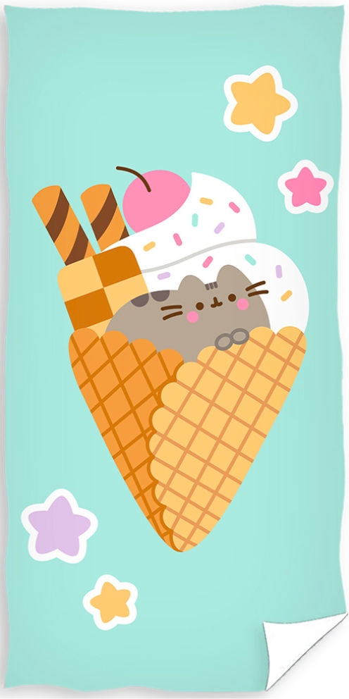 Detská osuška Mačička Pusheen Sladká ako Zmrzlina