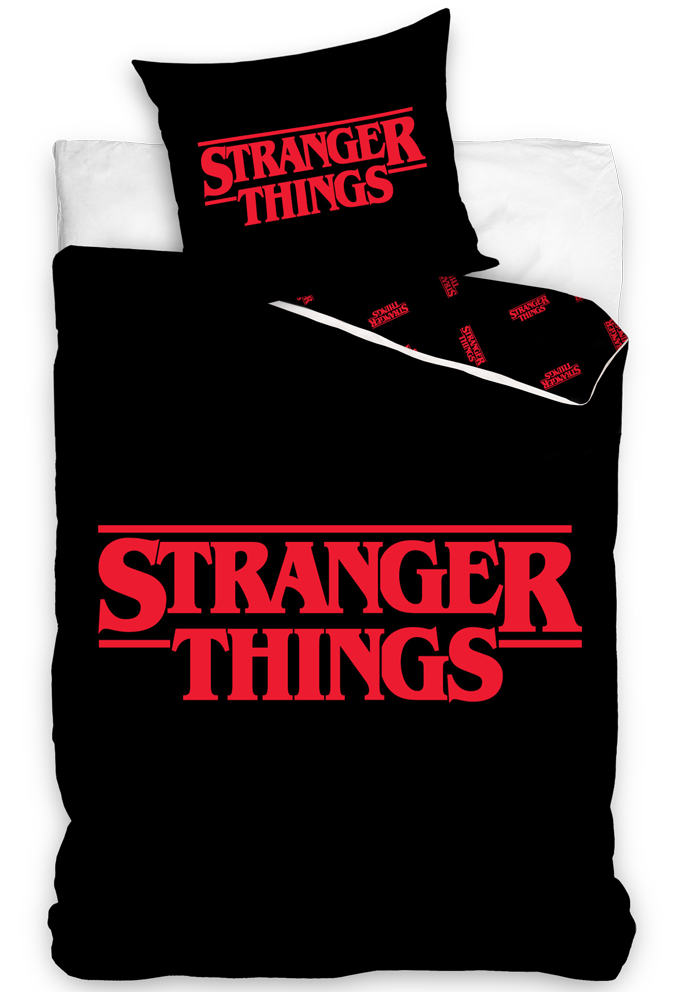 Detské obliečky Stranger Things Black