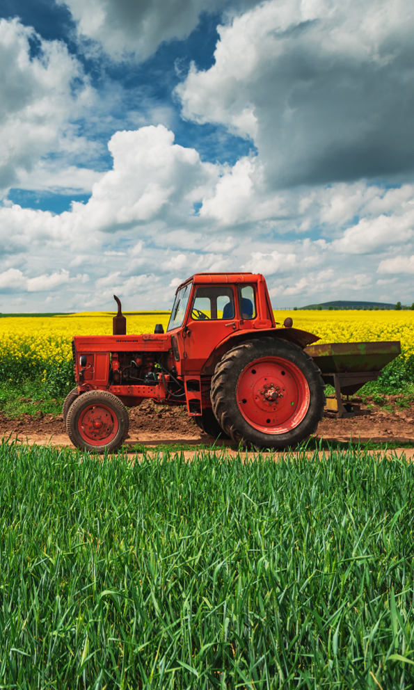 Froté uteráček Červený Traktor